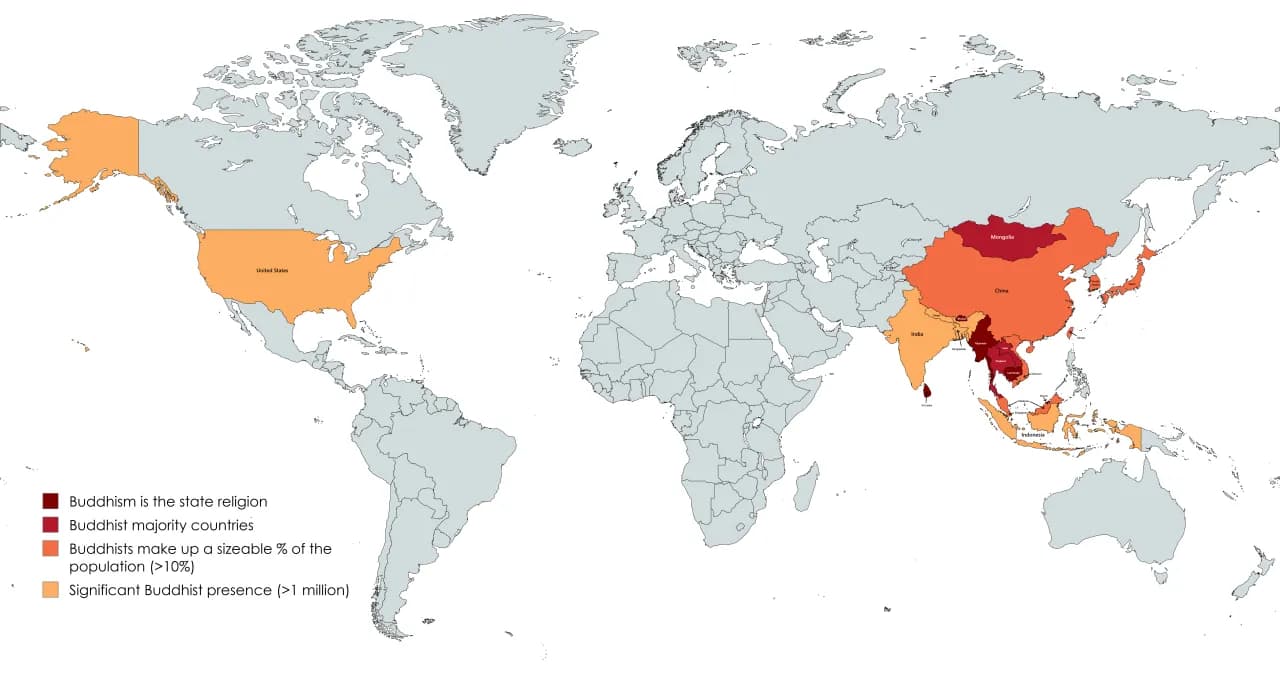 Buddyzm na świecie: Jakie są jego tradycje i gdzie jest najwięcej wyznawców?